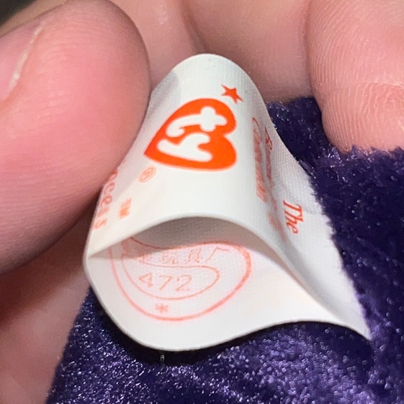 Retired Ty Beanie Babies Princess Bear - Picture 12 of 13